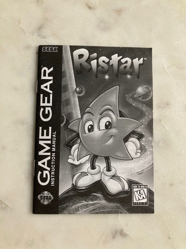 Ristar sega game gear - sega,