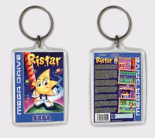Llavero ristar sega mega drive - llavero,