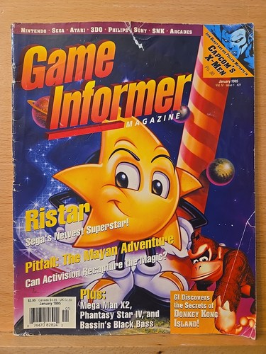 Game informer vintage video - game,
